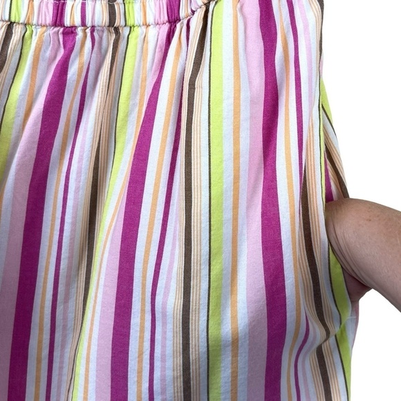 NWT Old Navy Pink Striped Romper Size XL - Picture 4 of 9
